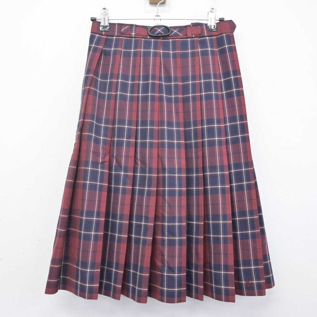 【中古】熊本県 菊池農業高等学校 女子制服 5点 (ブレザー・シャツ・スカート) sf070818