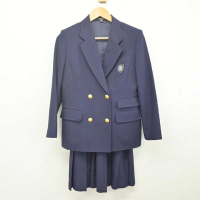 【中古】福島県 福島成蹊高等学校 女子制服 3点 (ブレザー・スカート) sf070828