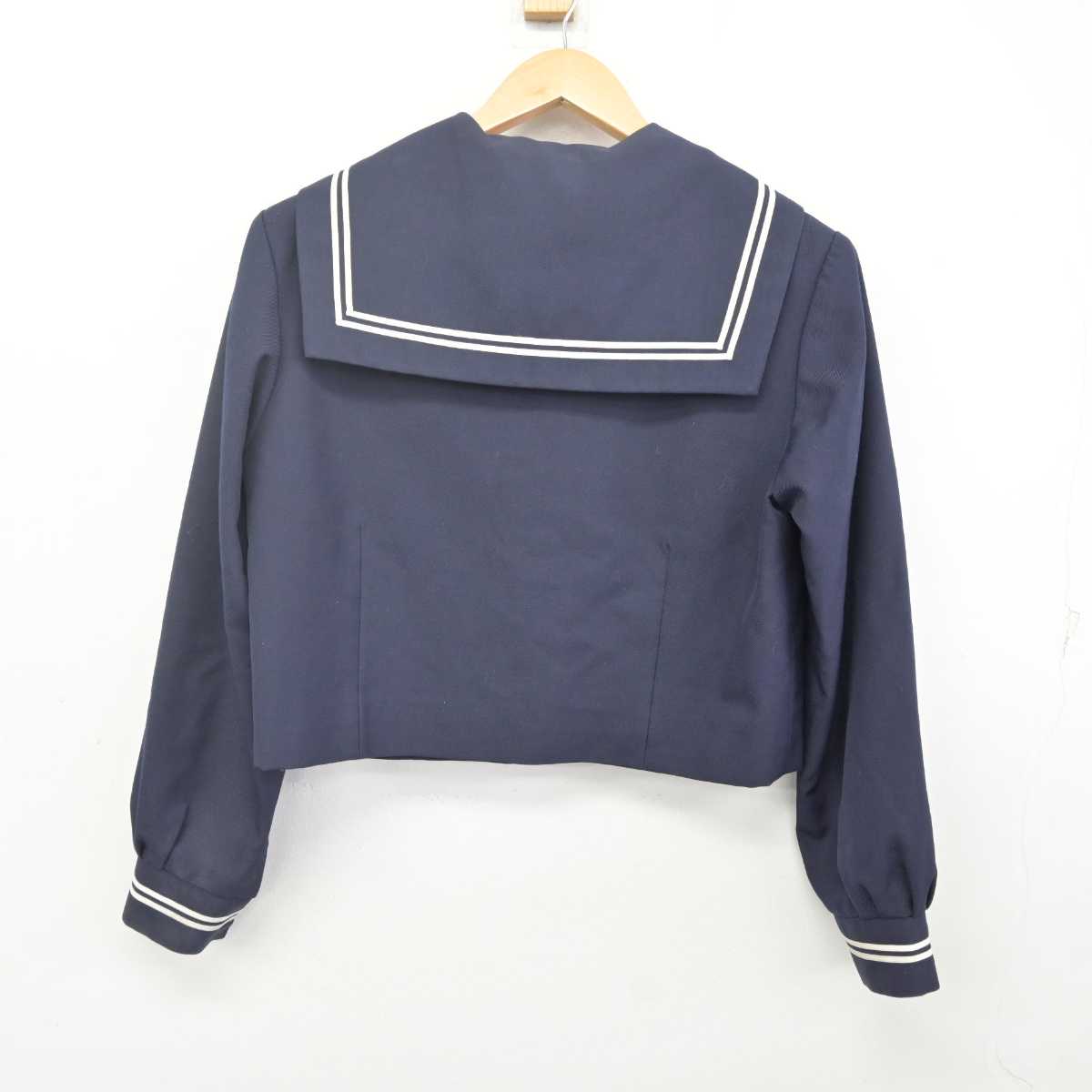 【中古】東京都 栗島中学校 女子制服 2点 (セーラー服) sf070831