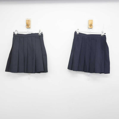 【中古】東京都 駿台学園高等学校 女子制服 2点 (スカート・スカート) sf070834