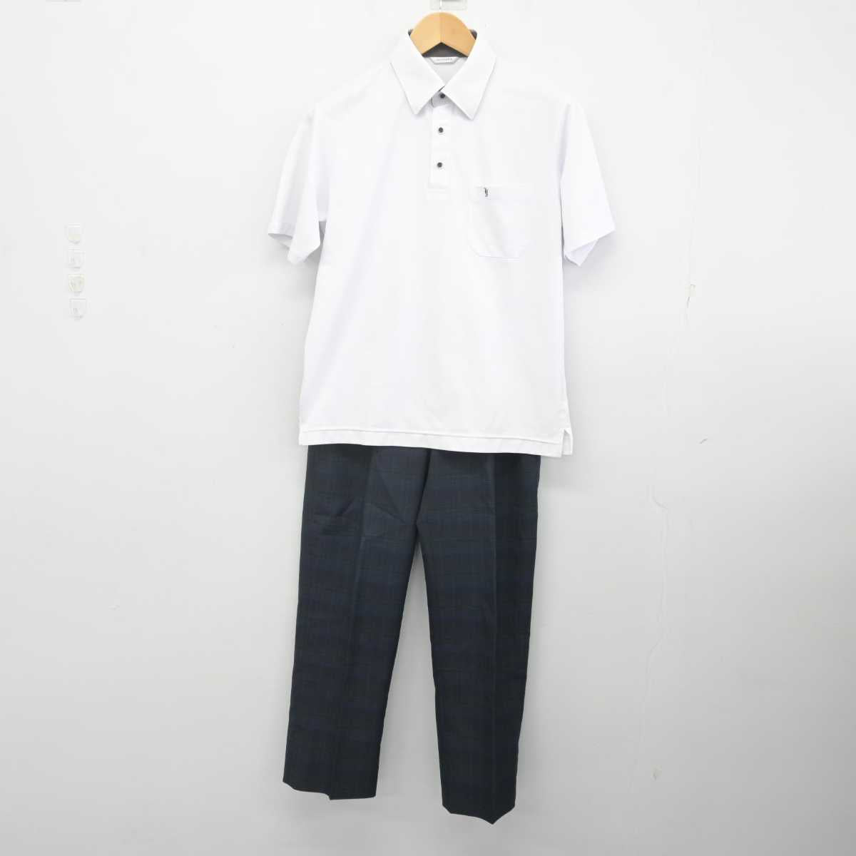 【中古】静岡県 横須賀高等学校 男子制服 2点 (シャツ・ズボン) sf070846