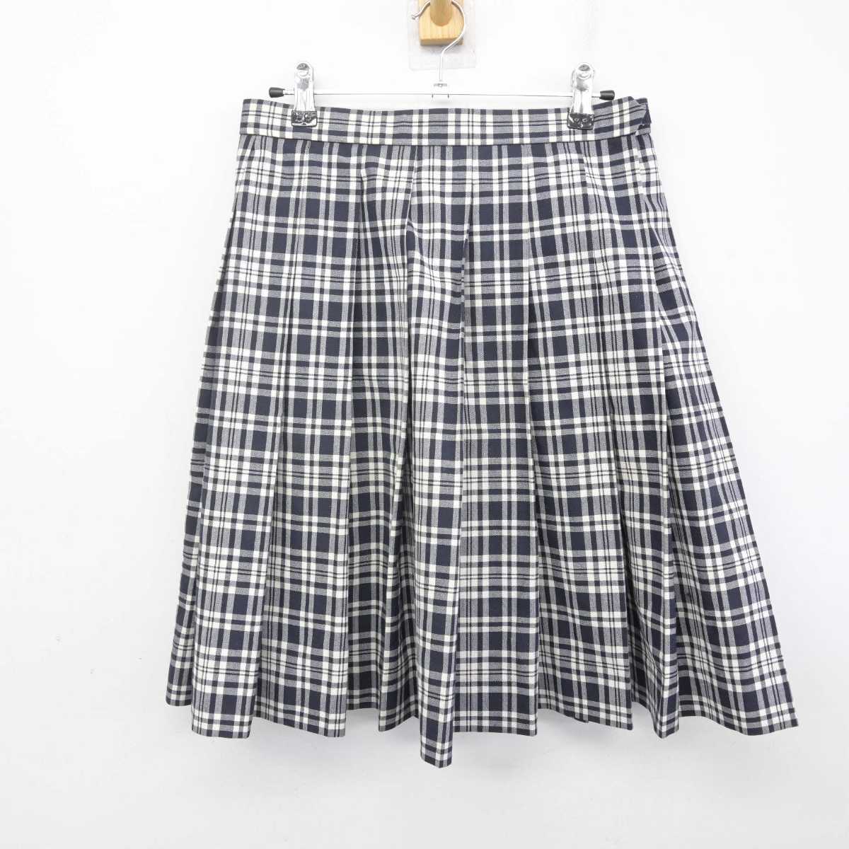 【中古】栃木県 宇都宮短期大学附属高等学校 女子制服 2点 (シャツ・スカート) sf070849