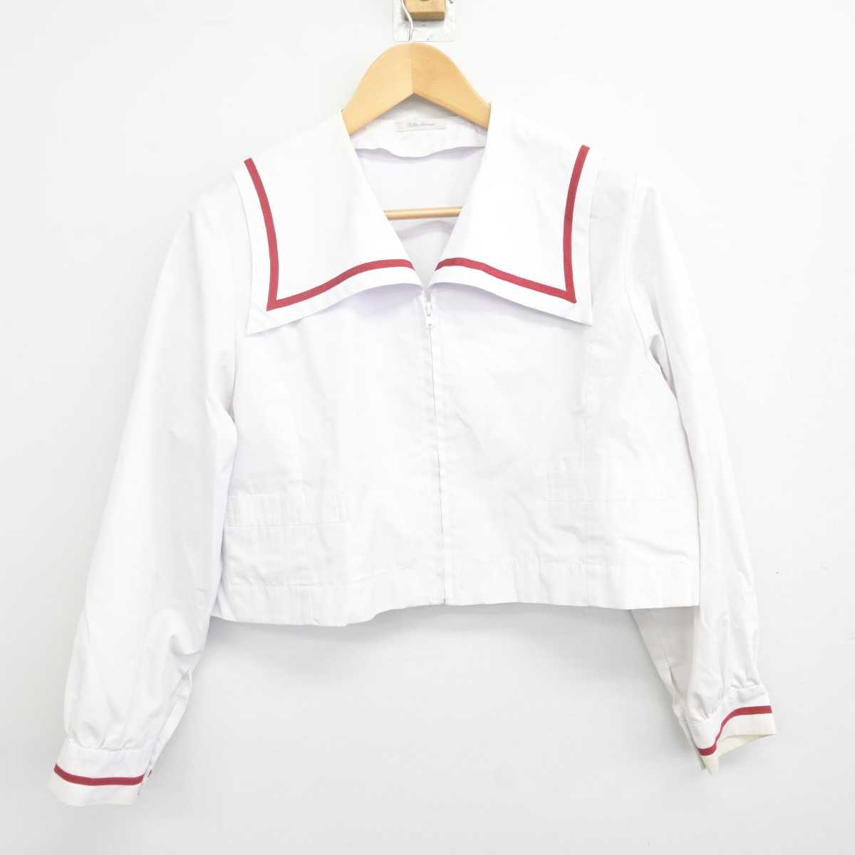 【中古】鳥取県 米子市立加茂中学校 女子制服 2点 (セーラー服) sf070853