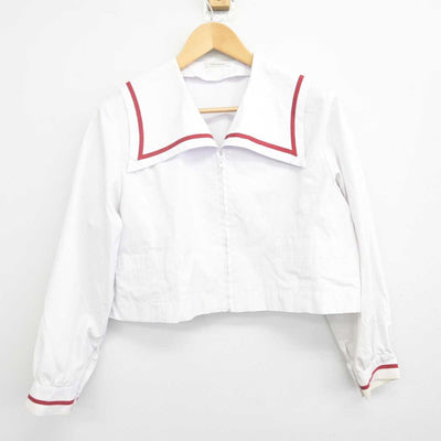 【中古】鳥取県 米子市立加茂中学校 女子制服 2点 (セーラー服) sf070853