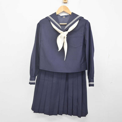 【中古】東京都 順心女子学園中学校 女子制服 3点 (セーラー服・スカート) sf070857