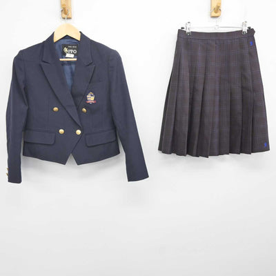 【中古】愛知県 岩倉総合高等学校 女子制服 2点 (ブレザー・スカート) sf070860