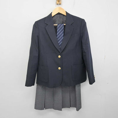 【中古】神奈川県 上矢部高等学校 女子制服 3点 (ブレザー・スカート) sf070862