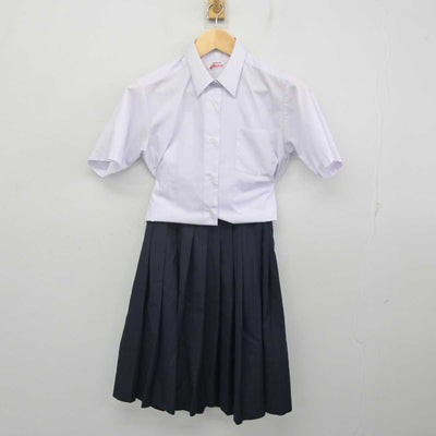 【中古】埼玉県 本太中学校 女子制服 3点 (ベスト・シャツ・スカート) sf070866