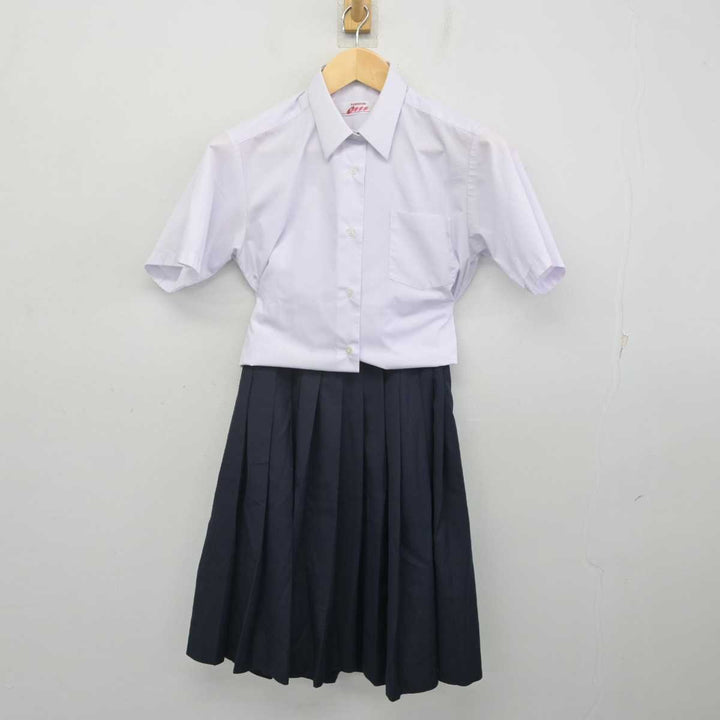 中古】埼玉県 本太中学校 女子制服 3点 (ベスト・シャツ