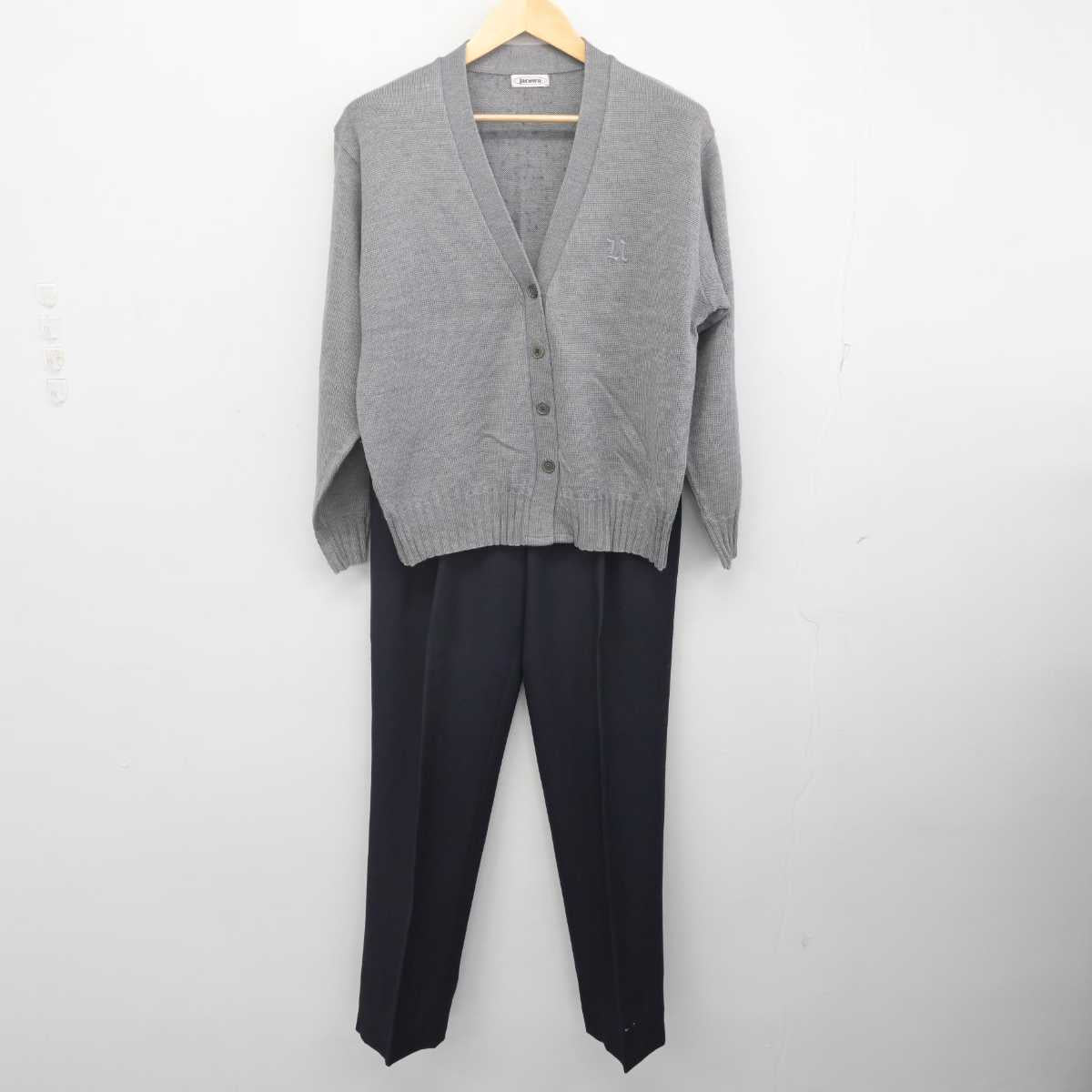 【中古】埼玉県 秩父農工科学高等学校 男子制服 4点 (学ラン・ニット・ズボン) sf070868