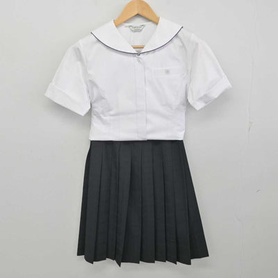 【中古】兵庫県 親和中学校 女子制服 3点 (ニット・ブラウス・スカート) sf070881