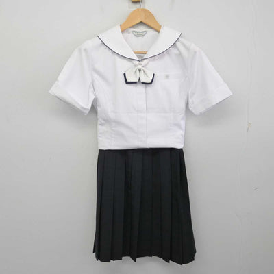 【中古】兵庫県 親和中学校 女子制服 5点 (ニット・ブラウス・スカート) sf070883