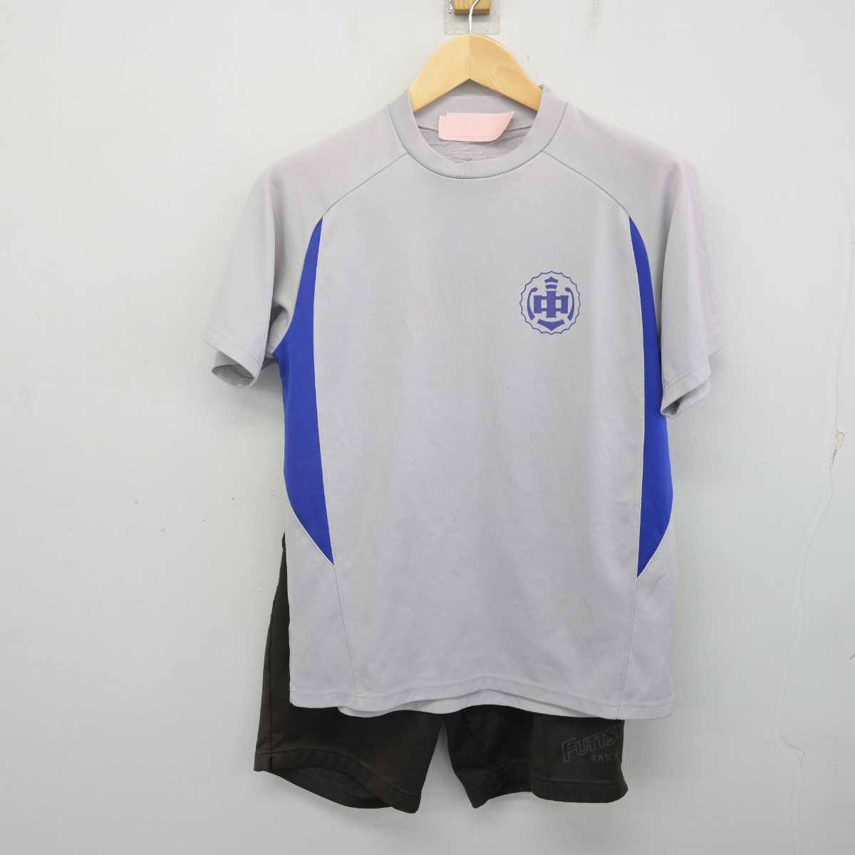 【中古】千葉県 富津中学校 女子制服 2点 (体操服 上・体操服 下) sf070892