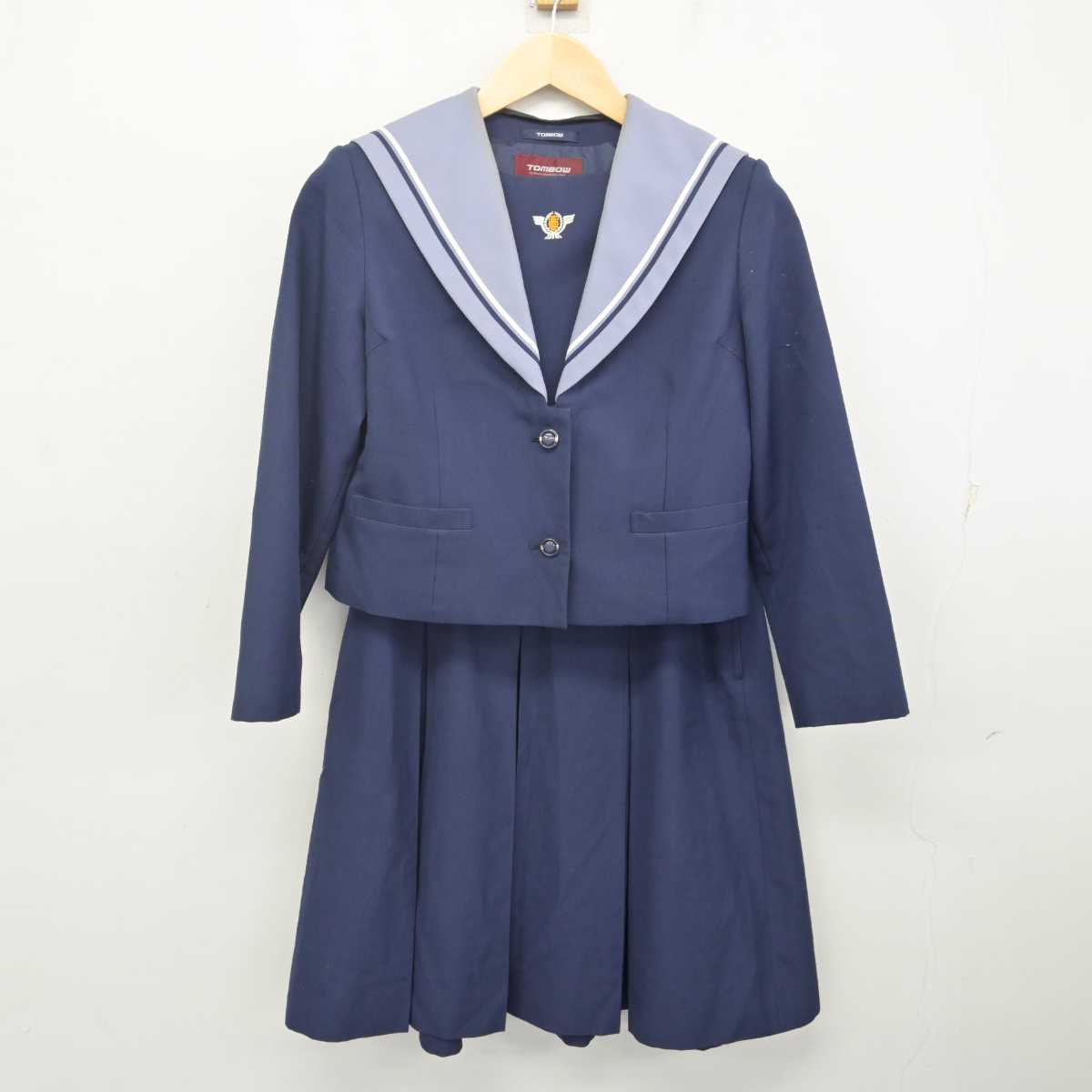 【中古】千葉県 周西南中学校 女子制服 2点 (セーラー服・スカート) sf070893