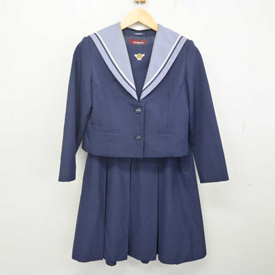 【中古】千葉県 周西南中学校 女子制服 2点 (セーラー服・スカート) sf070893