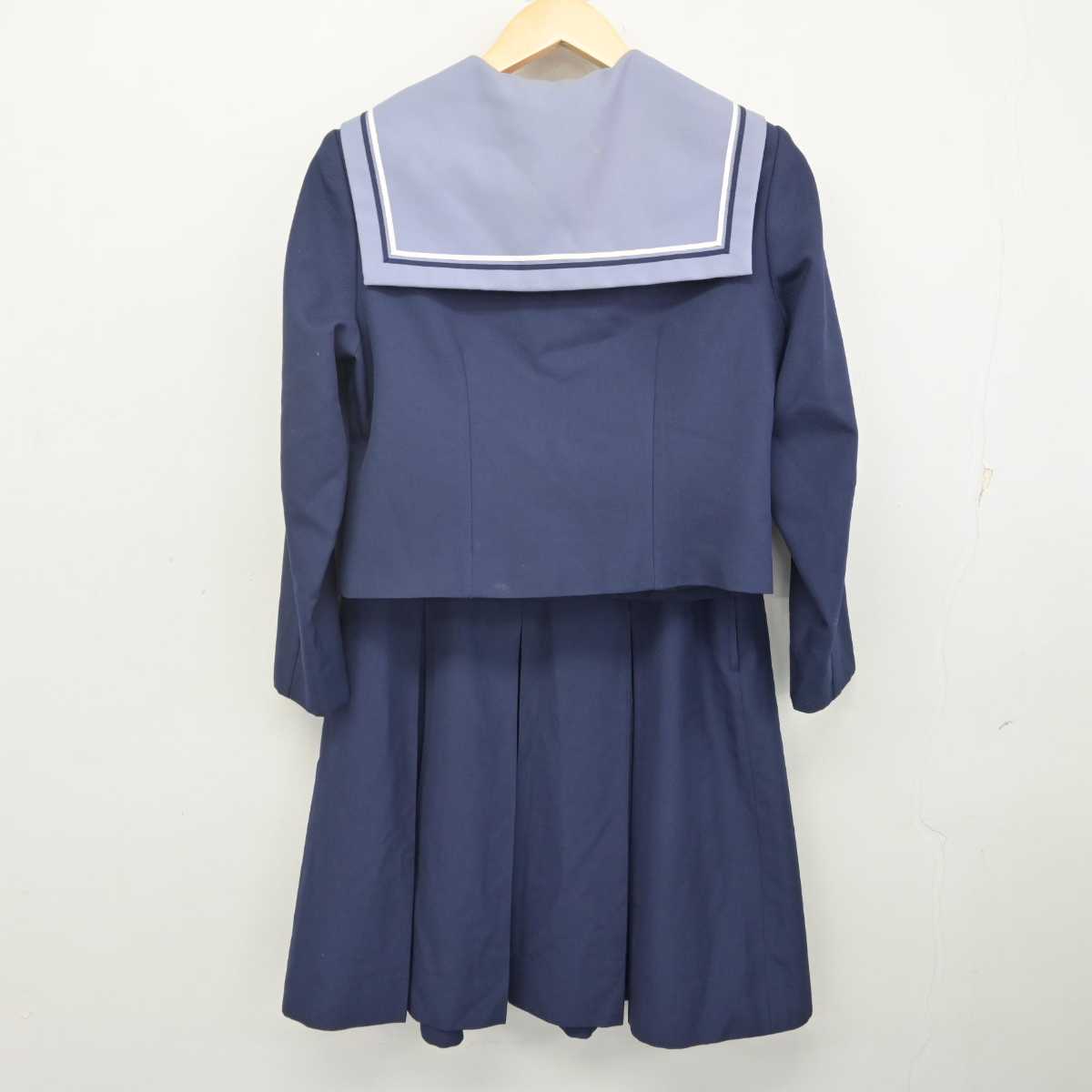 【中古】千葉県 周西南中学校 女子制服 2点 (セーラー服・スカート) sf070893