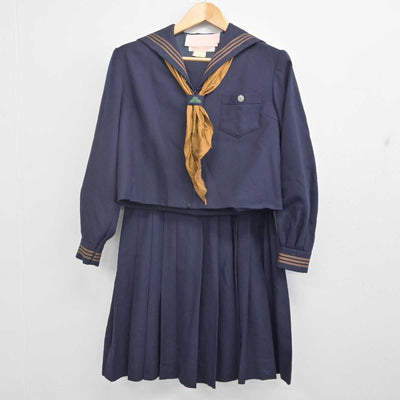 【中古】群馬県 関東学園大学附属高等学校 女子制服 4点 (セーラー服・スカート) sf070904