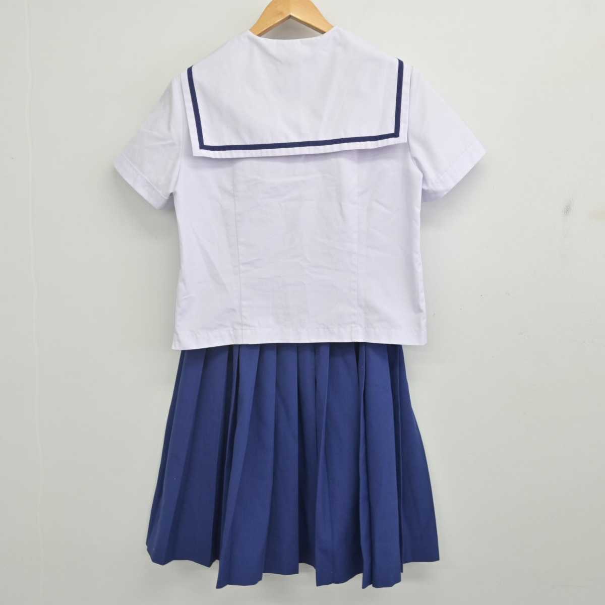 【中古】石川県 白山市立北辰中学校 女子制服 4点 (セーラー服・スカート) sf070908