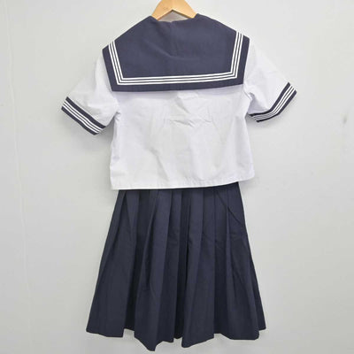 【中古】佐賀県 唐津市立鬼塚中学校 女子制服 2点 (セーラー服・スカート) sf070917