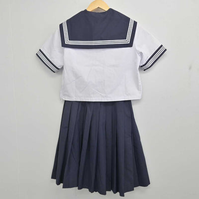 【中古】佐賀県 唐津市立鬼塚中学校 女子制服 2点 (セーラー服・スカート) sf070918