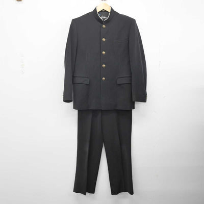 【中古】佐賀県 唐津市立鬼塚中学校 男子制服 2点 (学ラン・ズボン) sf070919