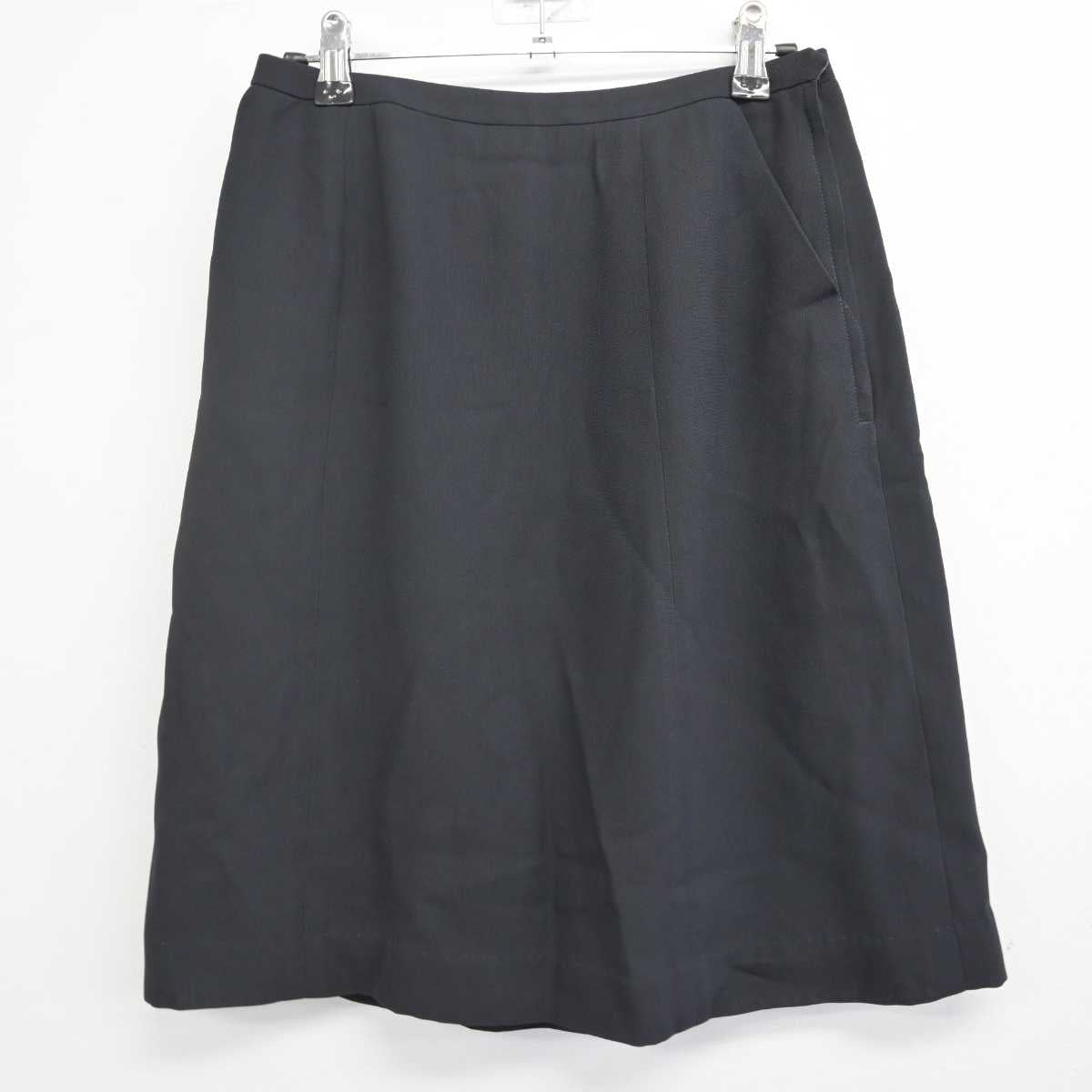 【中古】 事務服 女子制服 2点 (ベスト・スカート) sf070922