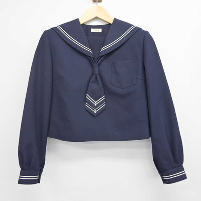 【中古】岩手県 矢沢中学校 女子制服 3点 (セーラー服・スカート) sf070925