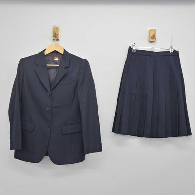 【中古】千葉県 国府台高等学校 女子制服 3点 (ブレザー・スカート) sf070926