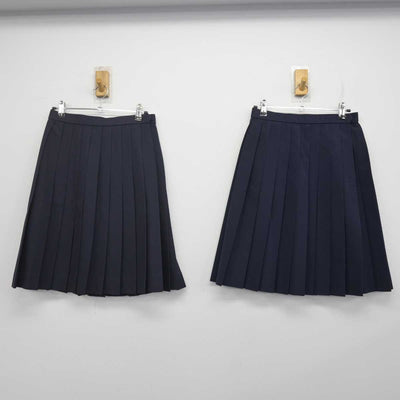 【中古】千葉県 国府台高等学校 女子制服 3点 (ブレザー・スカート) sf070926