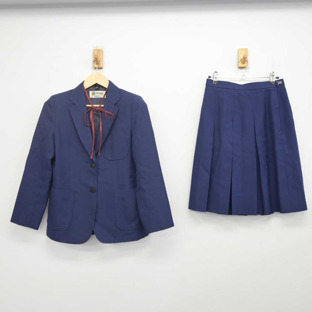 【中古】大阪府 西山田中学校 女子制服 3点 (ブレザー・スカート) sf070930