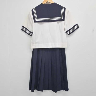 【中古】埼玉県 和光市立第三中学校 女子制服 2点 (セーラー服・スカート) sf070955