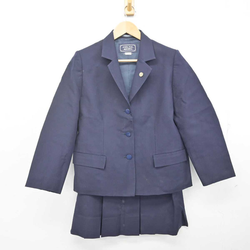 中古】埼玉県 川越女子高等学校 女子制服 5点 (ブレザー・ベスト