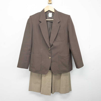 【中古】京都府 洛水中学校 女子制服 3点 (ブレザー・スカート・スカート) sf070973