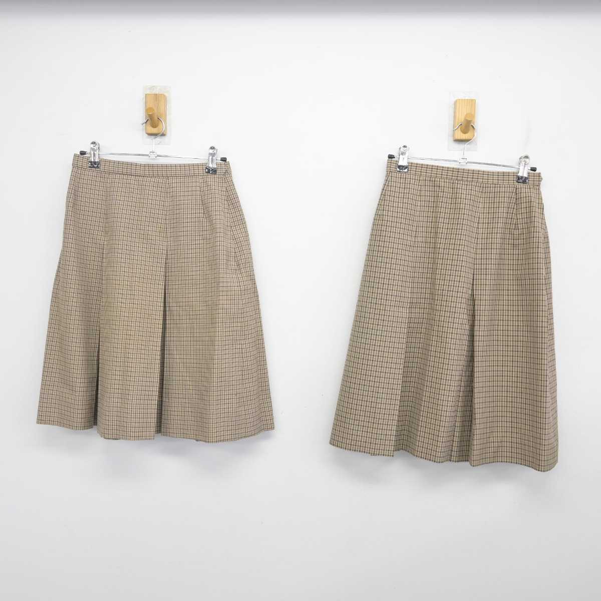 【中古】京都府 洛水中学校 女子制服 3点 (ブレザー・スカート・スカート) sf070973