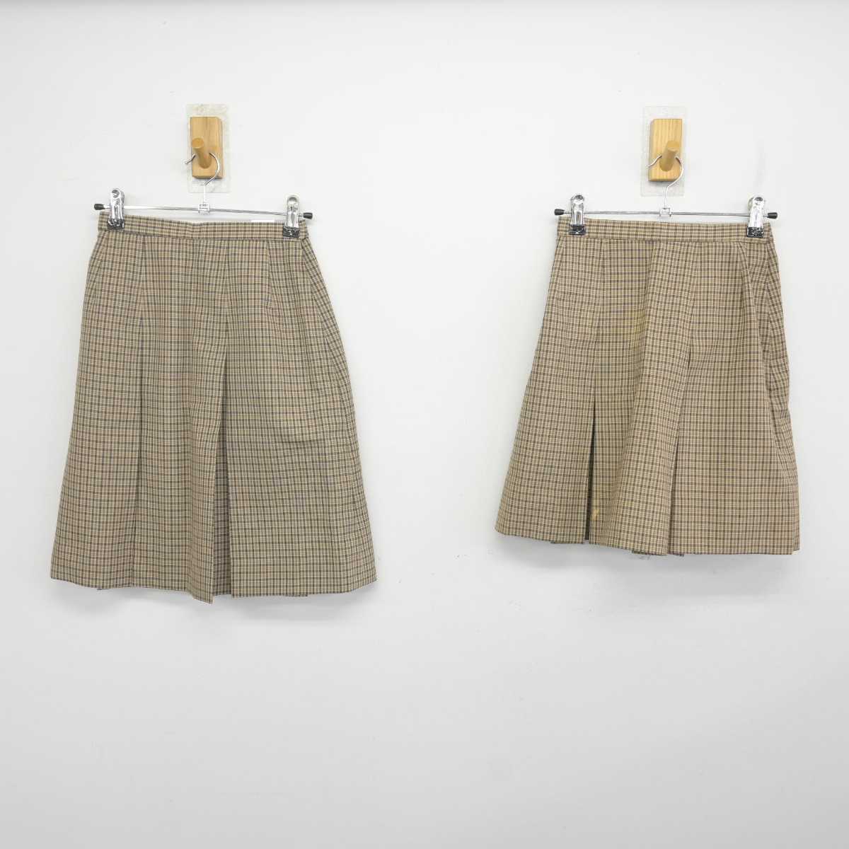 【中古】京都府 洛水中学校 女子制服 2点 (スカート) sf070975