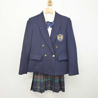 【中古】東京都 創価高等学校 女子制服 4点 (ブレザー・シャツ・スカート) sf071008