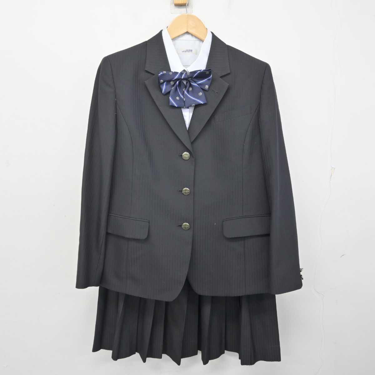 【中古】兵庫県 六甲アイランド高等学校 女子制服 4点 (ブレザー・シャツ・スカート) sf071012