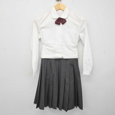 【中古】埼玉県 児玉中学校 女子制服 5点 (ブレザー・ベスト・シャツ・スカート) sf071028