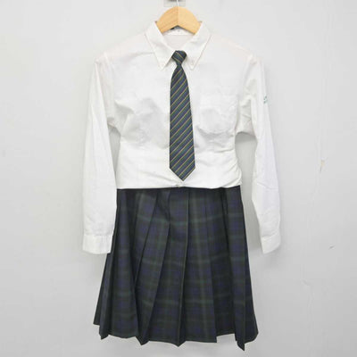 【中古】東京都 上野学園中学校・高等学校 女子制服 5点 (ブレザー・シャツ・スカート) sf071035