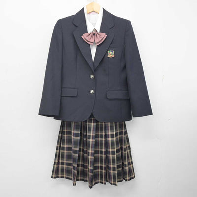 【中古】奈良県 新庄中学校 女子制服 4点 (ブレザー・シャツ・スカート) sf071049