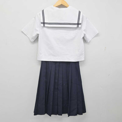 【中古】広島県 栗原中学校 女子制服 3点 (セーラー服・スカート) sf071055