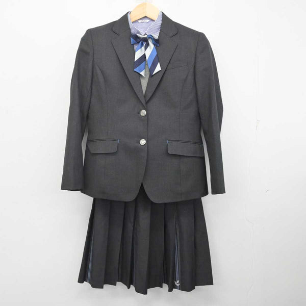 【中古】福岡県 福翔高等学校 女子制服 5点 (ブレザー・ニット・シャツ・スカート) sf071060 | 中古制服通販パレイド