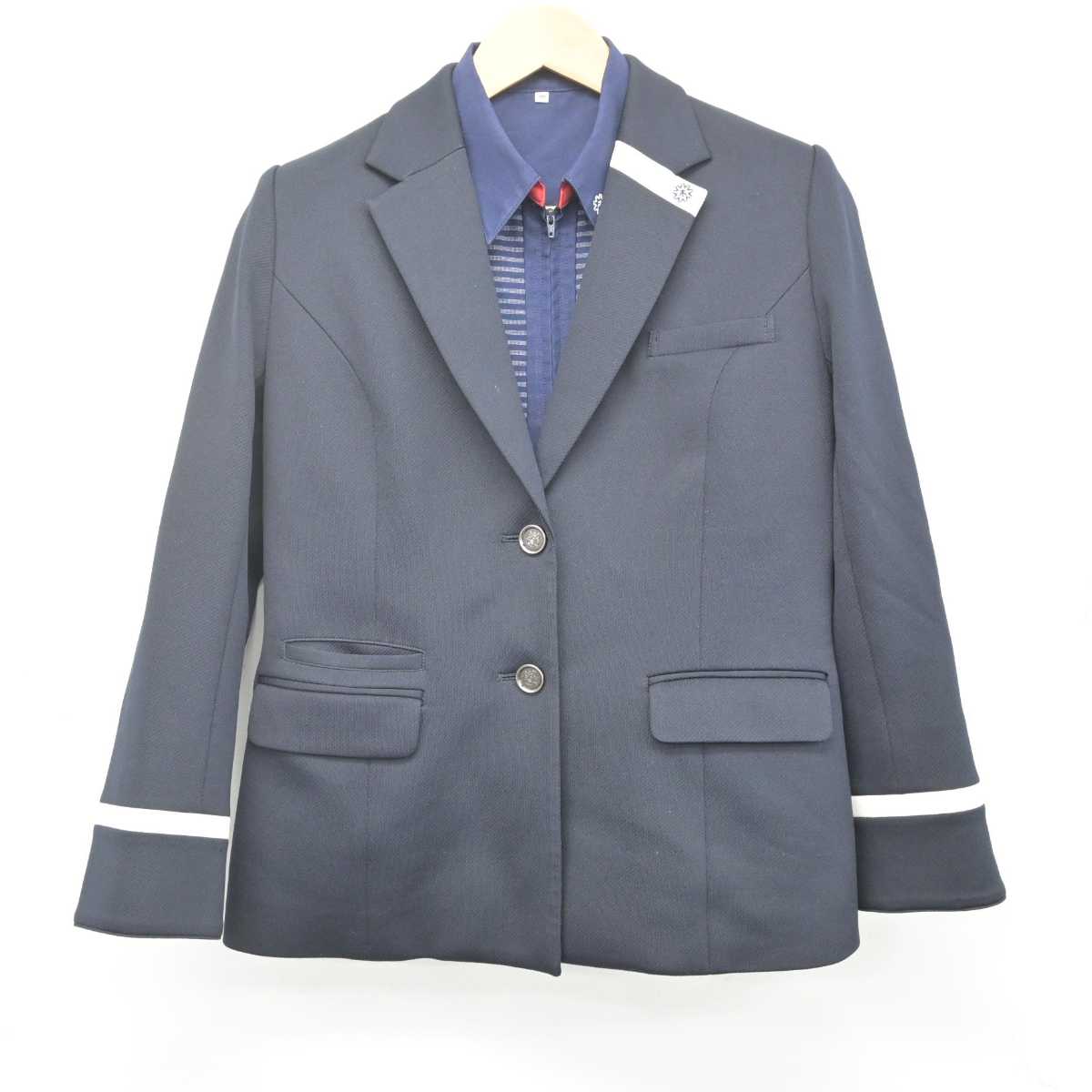 【中古】広島県 呉市役所 女子制服 2点 (ジャケット・シャツ) sf071064