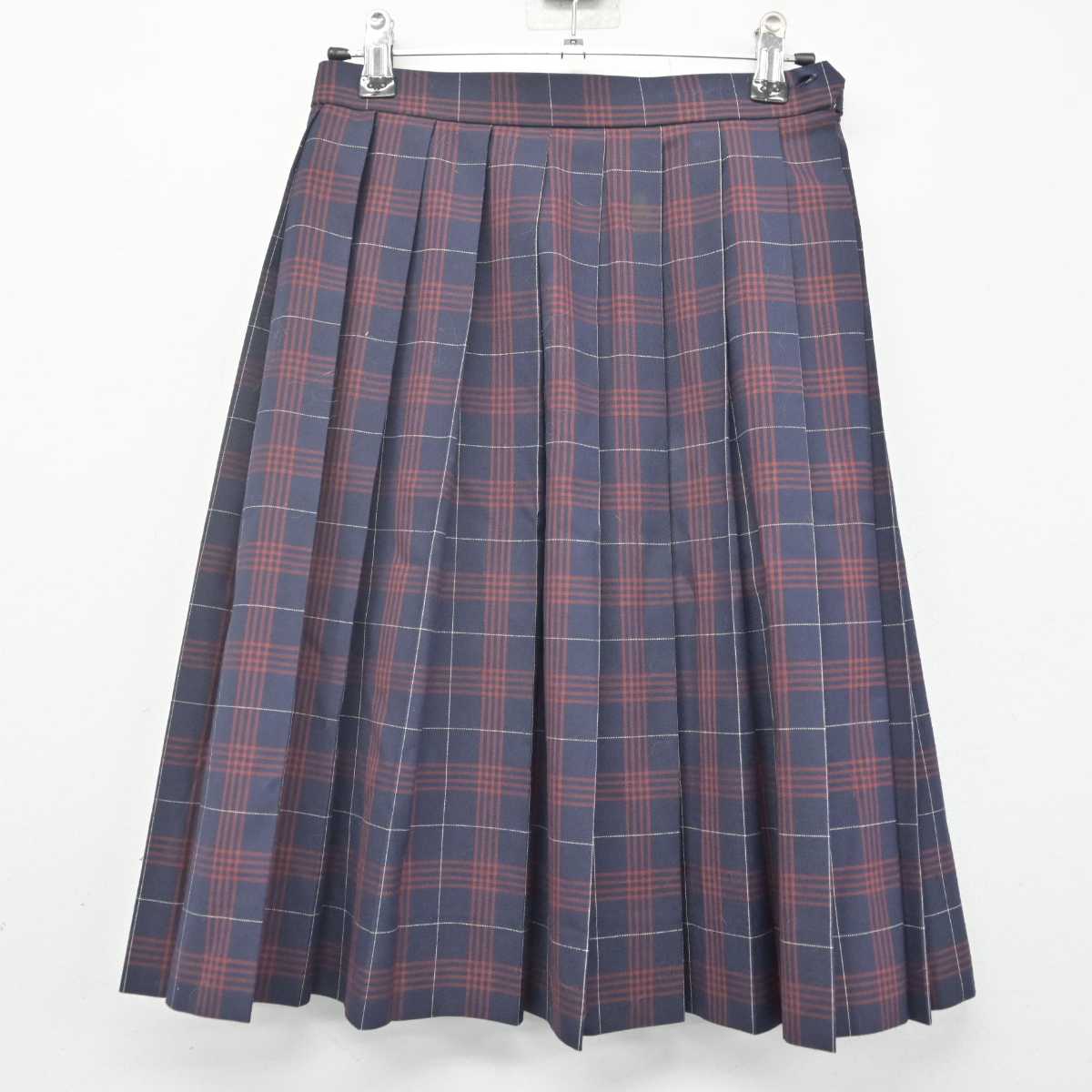 【中古】福岡県 中間東中学校 女子制服 2点 (シャツ・スカート) sf071071