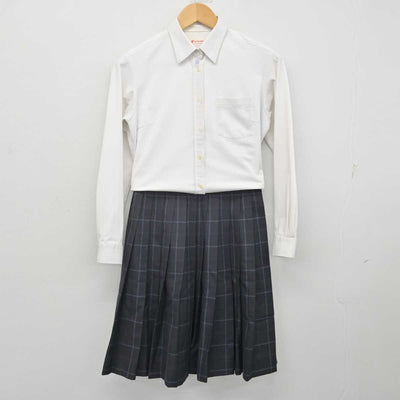 【中古】愛知県 西陵高等学校 女子制服 2点 (シャツ・スカート) sf071075