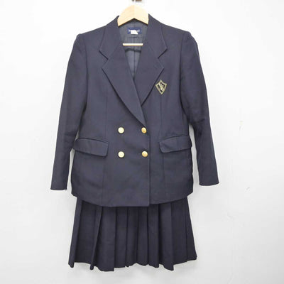 【中古】神奈川県 横浜女学院高等学校 女子制服 2点 (ブレザー・スカート) sf071087