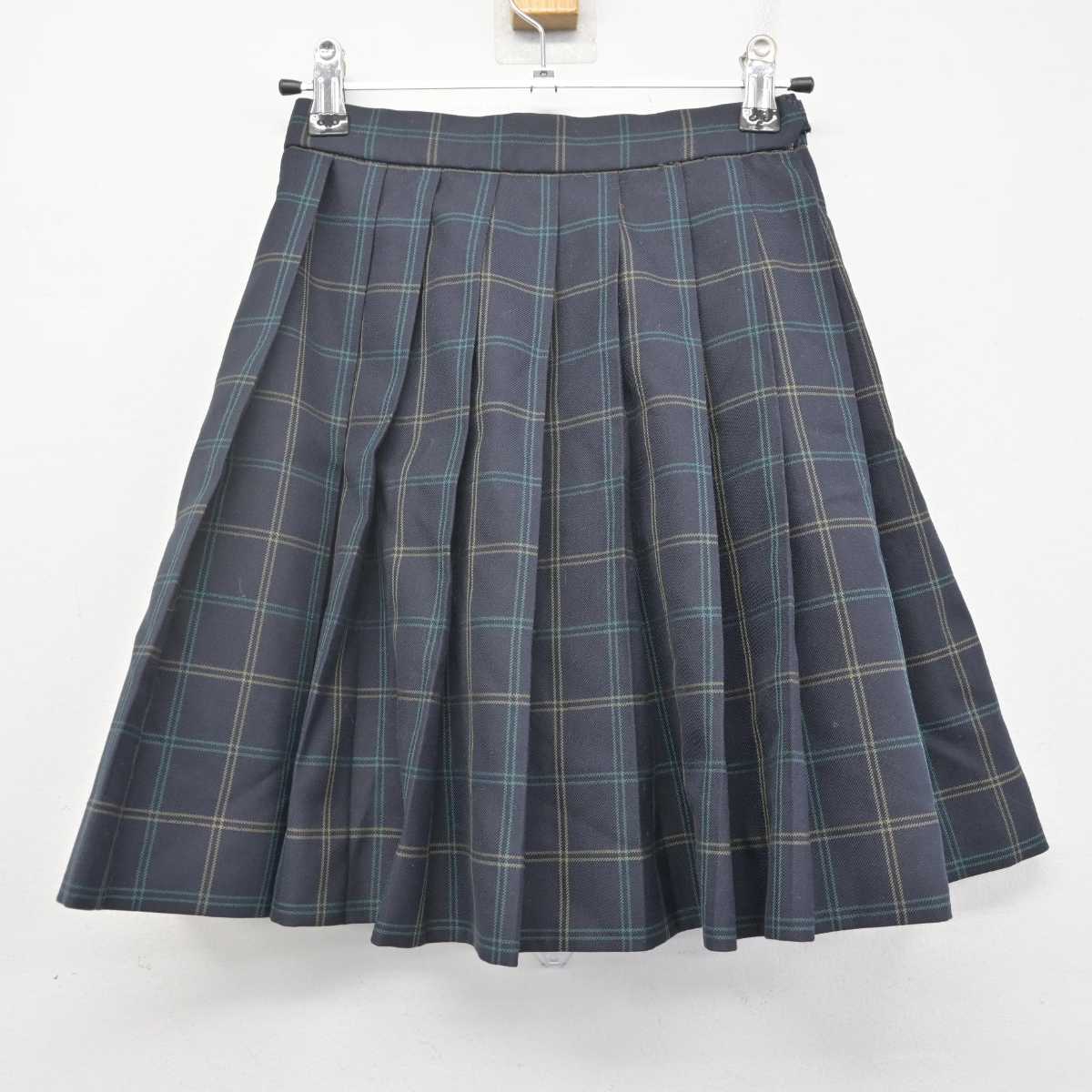 【中古】東京都 蒲田高等学校 女子制服 3点 (ブレザー・シャツ・スカート) sf071088