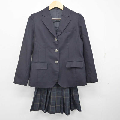 【中古】東京都 蒲田高等学校 女子制服 2点 (ブレザー・スカート) sf071089