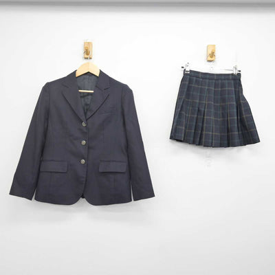 【中古】東京都 蒲田高等学校 女子制服 2点 (ブレザー・スカート) sf071089