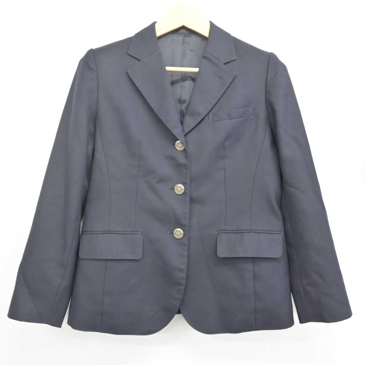 【中古】東京都 蒲田高等学校 女子制服 2点 (ブレザー・スカート) sf071089